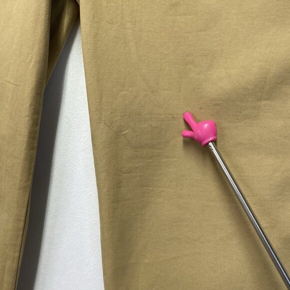 J.Crew High-Rise Wide Leg Khaki Chino Pants Women Size 29 Beige Flat Front New - Picture 2 of 16